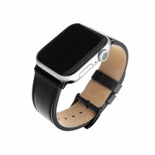 Fixed nahast rihm Apple Watch 42/44/45/46/49 mm, must, FIXLST-434-BK