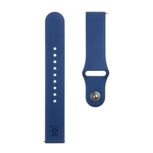 Kellarihm Tactical 20mm Silicone Watch Strap, tumesinine