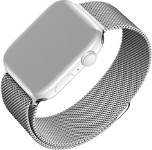 Kellarihm Fixed Mesh Strap Apple Watch 38/40/41mm, hõbe