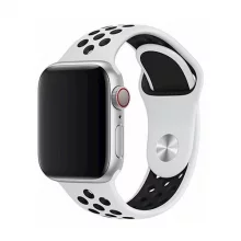 Kellarihm Devia Strap Deluxe Sport 2, Apple Watch 40mm/38mm, valge