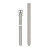 Garmin QuickFit 20 Watch Bands, Fog grey silikoon