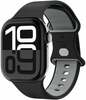 Spigen Nano Pop rihm Apple Watch 6/7/8/9/10/SE/Ultra 1/2 (44/45/46/49 mm), must