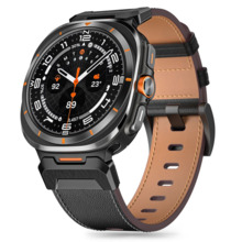 Tech-Protect Delta Pro nahast rihm Samsung Galaxy Watch Ultra (47mm), must