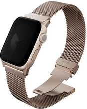 Uniq Dante Pro Apple Watch rihm 44/45/46/49mm, roosa roostevaba teras