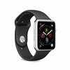 Puro Icon, silikoonist rihm Apple Watch, must