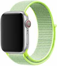 Swissten Nylon Band Apple Watch 42/44/45/49 mm, roheline