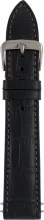 Zeppelin nahast rihm, 20mm, must