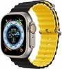 Devia Deluxe Sport6 rihm Apple Watch 42/44/45/49 mm, must/kollane