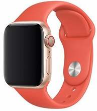 Kellarihm Devia Deluxe Sport Band, Apple Watch 42/44mm, punane/oranž