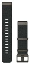 Garmin QuickFit 22 Jacquard Weave nailonrihm, must