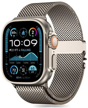 Tech-Protect Milano kellarihm Apple Watch 6/7/8/9/10/SE/Ultra 1/2 (44/45/46/49 mm), titanium
