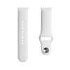 Evelatus silikoonist kellarihm 22 mm, valge, 130 mm M/L