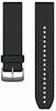 Garmin QuickFit 22mm silikoonrihm Approach S60, must/hõbe