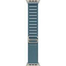 Kellarihm Apple Alpine Loop 49mm Light Blue, Large, Natural Titanium Finish, MFTK4ZM/A