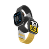 AmazingThing Blend Band komplekt 2 tk, Apple Watch 45/46/49mm, kollane-must / must