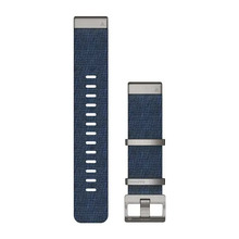 Garmin QuickFit 22 Jacquard-weave nailonrihm, Indigo