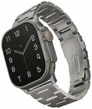 Uniq Osta roostevabast terasest rihm Apple Watch 42/44/45/49mm, hõbe