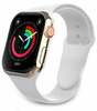 Swissten Silicone Band, Apple Watch 1/2/3/4/5/6/SE, 42-44mm, valge