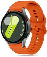 Tech-Protect silikoonist spordirihm Samsung Galaxy Watch 4/5/5 Pro/6/7/FE, oranž