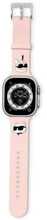 Kellarihm Karl Lagerfeld 3D Rubber Karl&Choupette Heads Apple Watch 42/44/45/49mm, roosa