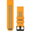 Garmin QuickFit 26mm silikoonrihm, Spark Orange/Graphite