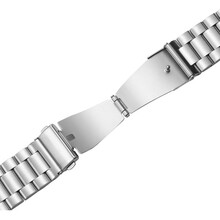 Puro METAL roostevabast terasest rihm Samsung Galaxy Watch 4/4 Classic/5/5 Pro/6/6 Classic, hõbe