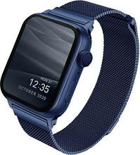 Uniq Dante, roostevabast terasest rihm Apple Watch 1/2/3/4/5/6/7/8/SE/SE2, sinine