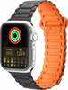Kellarihm Dux Ducis Armor Version Apple Watch SE/9/8/7/6/5/4/3/2/1 (41/40/38mm), must/oranž