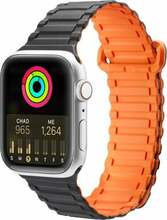 Kellarihm Dux Ducis Armor Version Apple Watch SE/9/8/7/6/5/4/3/2/1 (41/40/38mm), must/oranž