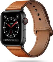 Kellarihm Tech-Protect LeatherFit, Apple Watch 4/5/6/7/8/9/SE/Ultra (42/44/45/49 mm), pruun