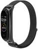 Braders nailonrihm Xiaomi Mi Band 5/6/7, must