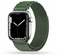 Kellarihm Tech-Protect Nylon Pro Apple Watch, 42/44/45/49 mm, militaarroheline