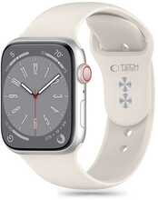Tech-Protect silikoonist rihm Apple Watch 3/4/5/6/7/8/9/SE (38/40/41 mm), Starlight