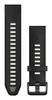 Garmin QuickFit 20, must/hall silikoonrihm