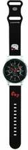Hello Kitty silikoonist kellarihm HKUWLSCHBLK, must, 22 mm