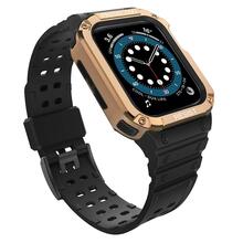 Hurtel silikoonrihm Apple Watch SE/7, 38/40/41 mm, must