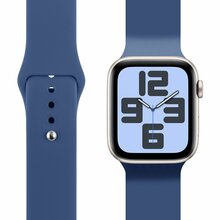 Obal:Me silikoonrihm Apple Watch 42-49mm M-L, sinine