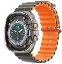 Devia Deluxe Sport6 rihm Apple Watch 42/44/45/49 mm, hall/oranž