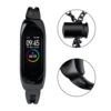 Hurtel metallist rihm Xiaomi Mi Band 3/4/5/6, must