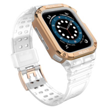 Hurtel rihm Apple Watch SE/7, 42/44/45 mm, roosa kuldne