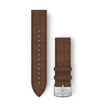 Garmin Quick Release Band, tumepruun nahast