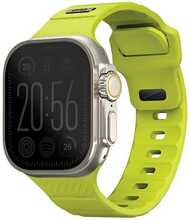 Uniq Stride FKM kummist rihm Apple Watch 42/44/45/49 mm, laimiroheline