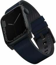 Kellarihm Uniq Straden Leather Hybrid Strap, Apple Watch 4/5/6/7/8/SE/SE2/Ultra, 42/44/45mm, sinine