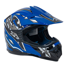 Mootorrattakiiver Ramiz Enduro, S, sinine