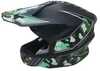 Mootorrattakiiver HD-806, M (57-58 cm), must/roheline