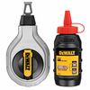Märkenööri komplekt DeWalt DWHT47408, punane kriit, 30 m