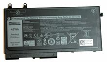 Sülearvuti aku Dell, 42Wh, 3-cell, Lithium-Ion