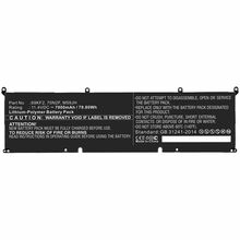 Sülearvuti aku CoreParts MBXDE-BA0209, 69.30Wh, 6000mAh, Li-Pol