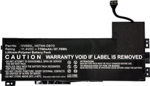 Sülearvuti aku CoreParts HP, 82.00Wh, 11.4V, 7200mAh, must, Li-Pol