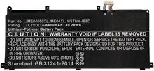 Sülearvuti aku CoreParts HP, 46Wh, 6000mAh, Li-Pol, must